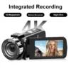 4K Digital Photography Camera 42 Megapixels HD Digital Camera 18X Digital Zoom 3'' screen With Flash Portable Video Recorder